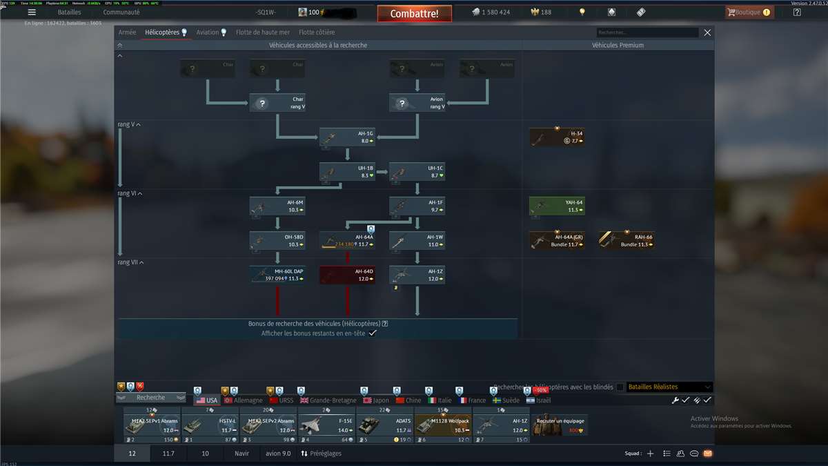 war thunder personal account.